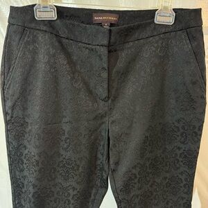 Dana Buchman black paisley Straight Leg Dress Pants - Size 8